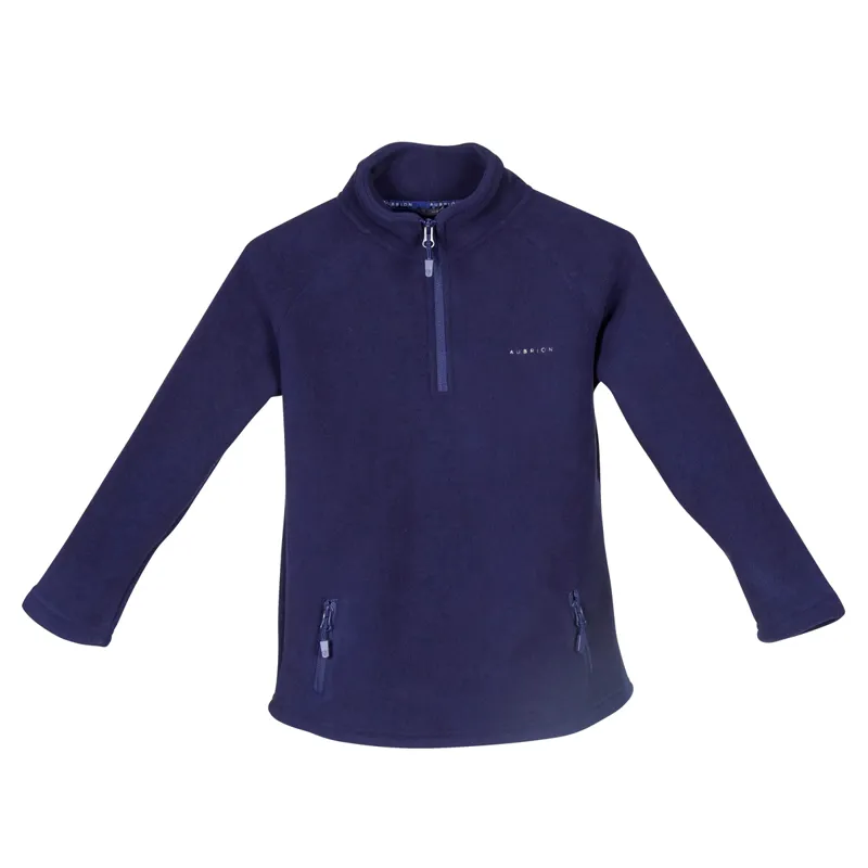 Aubrion Young Rider Restore Half Zip Fleece - Ink